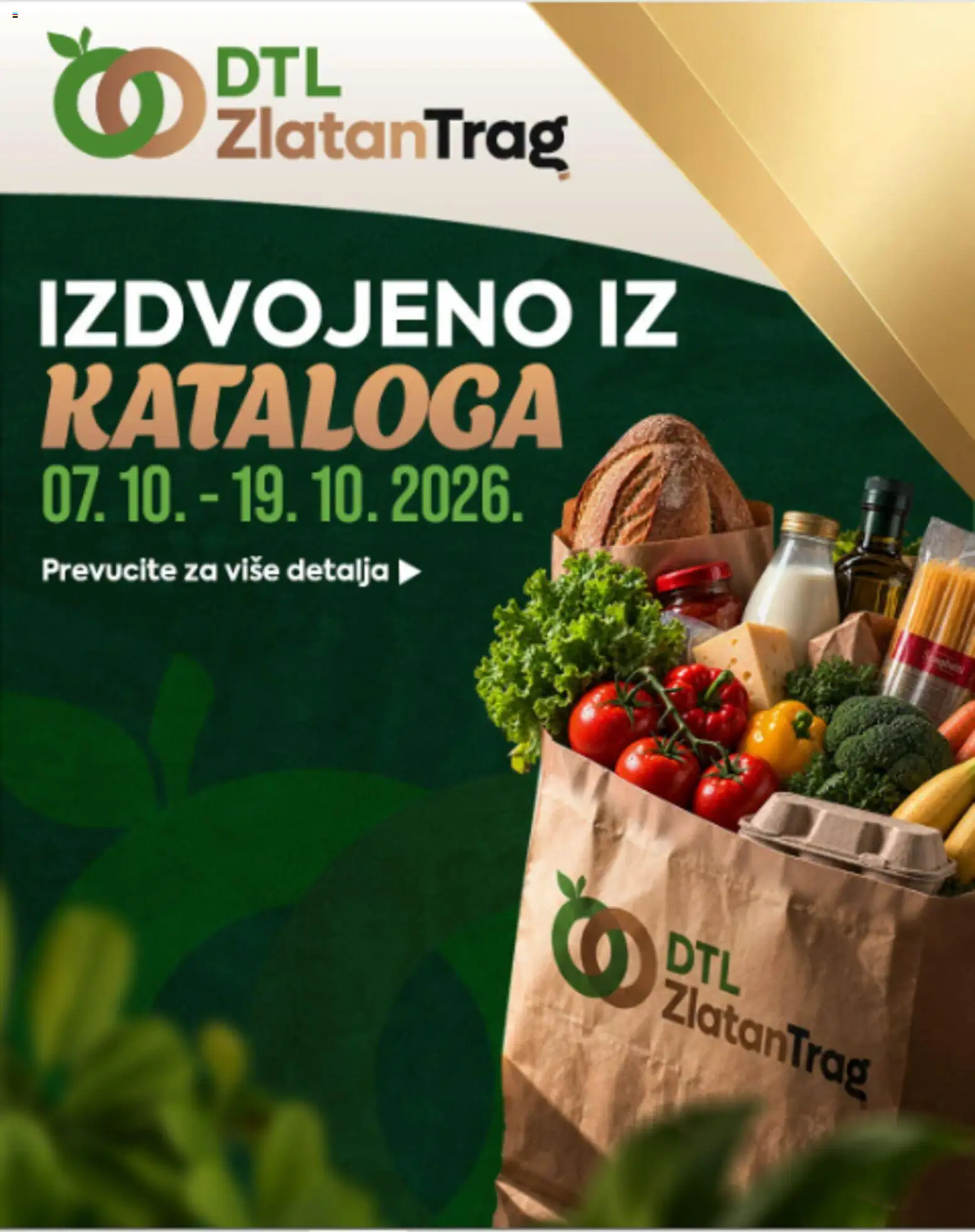 Pregled Zlatan Trag kataloga - važi od 07.10.2026