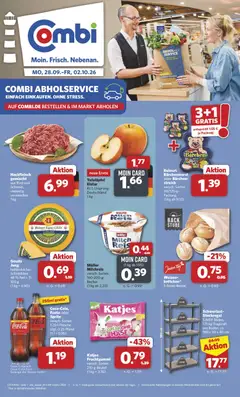 Vorschau von dem Prospekt des Geschäftes Combi, gültig ab dem 28.09.2026