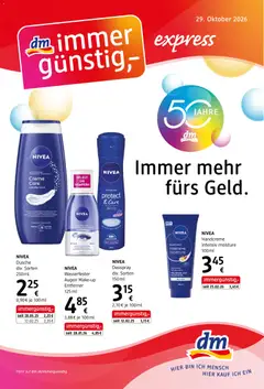 Vorschau der Angebote: dm drogerie markt dm drogerie markt Flugblatt gültig ab 29.10.2026