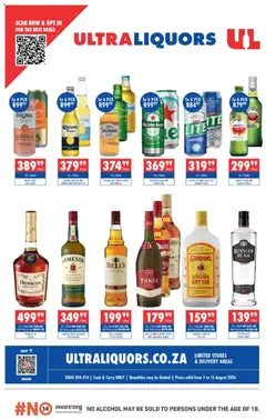 Preview of Ultra Liquors flyer valid from 01/08/2026