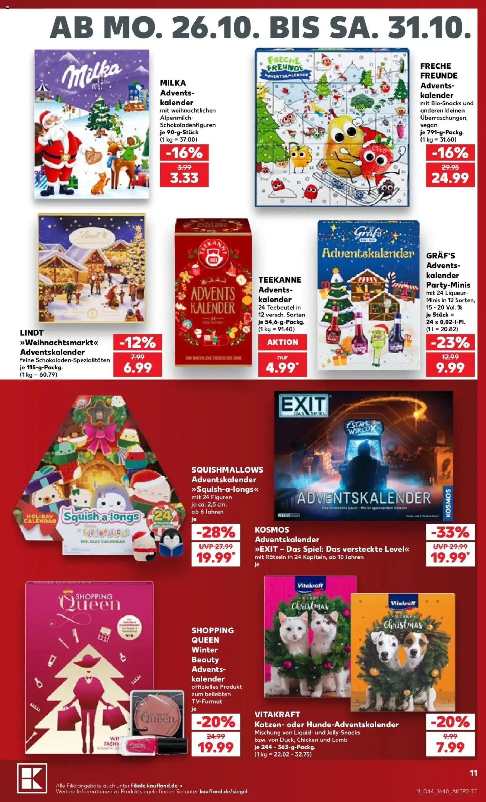 Vorschau von dem Prospekt des Geschäftes Kaufland, gültig ab dem 26.10.2026