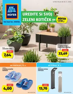Pregled letka Hofer Katalog trgovine Hofer SI vrijedi od 20.05.2026