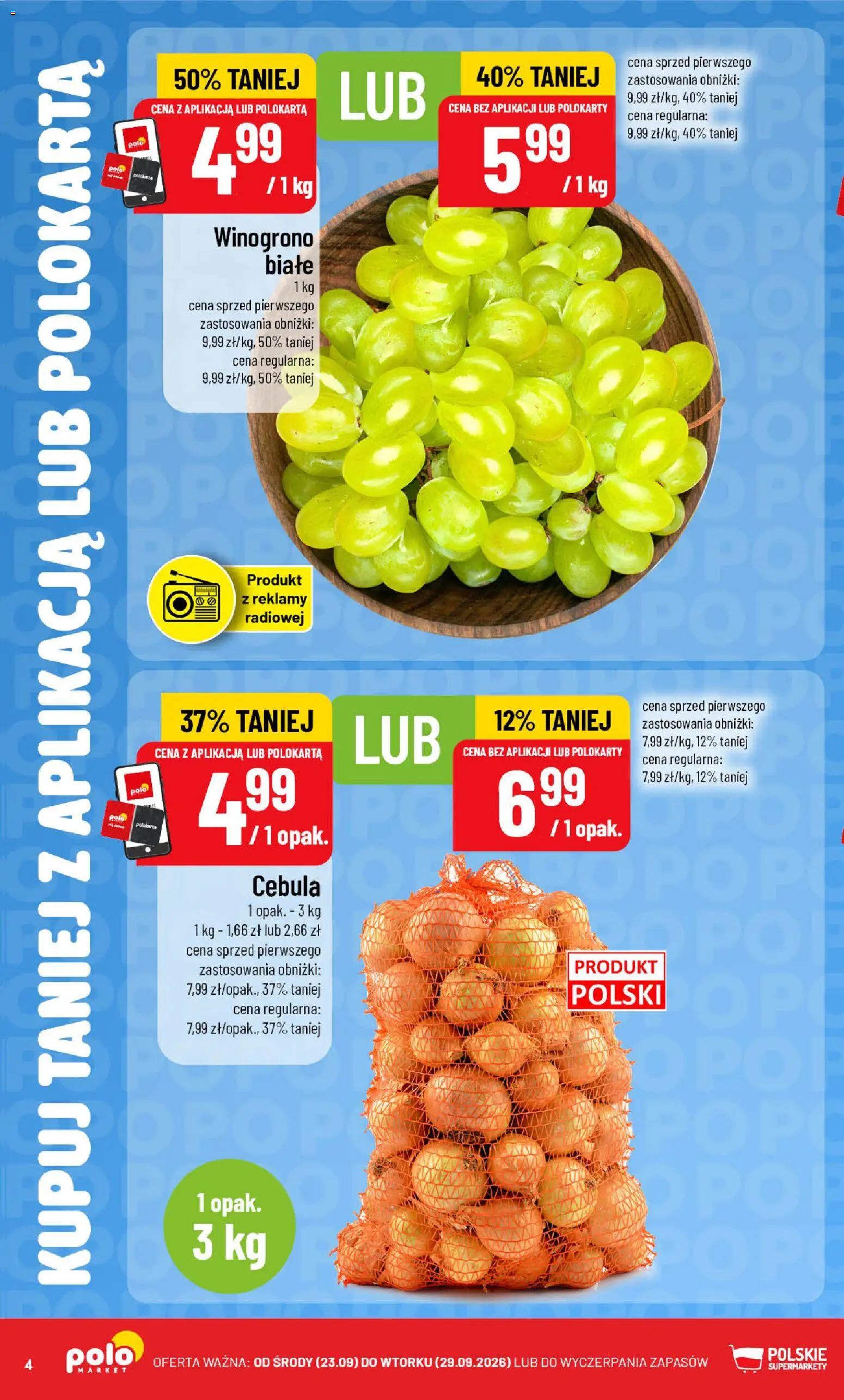 Pogląd gazetki "POLOmarket gazetka - Kupuj taniej" ze sklepu POLOmarket ważnej od 23.09.2026