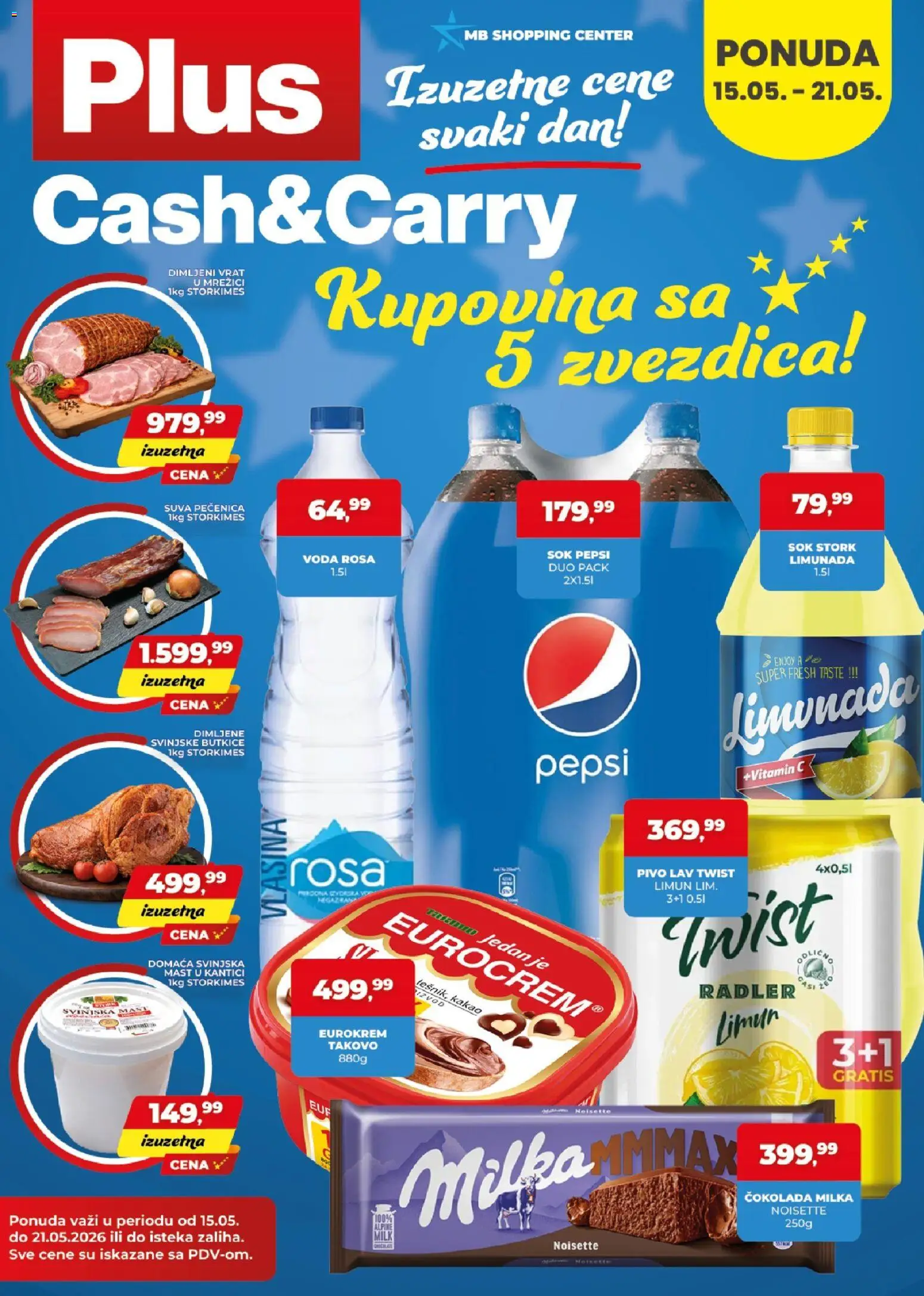 Pregled Plus Cash & Carry kataloga - važi od 15.05.2026