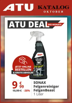 Vorschau von dem Prospekt des Geschäftes ATU, gültig ab dem 01.10.2026