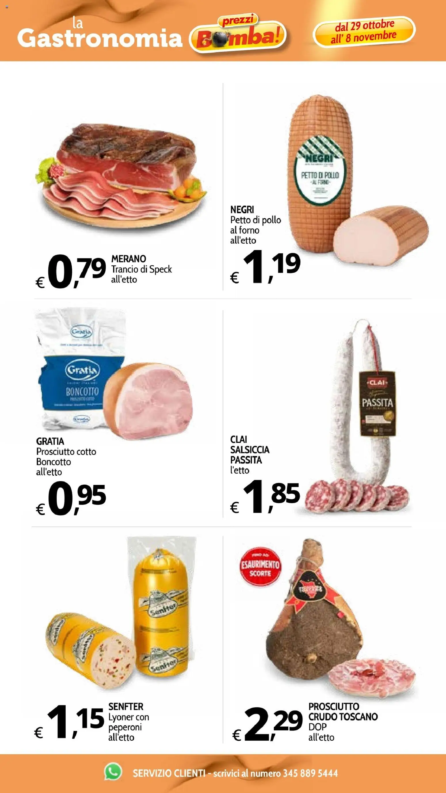 Anteprima dell'opuscolo Primo Prezzo volantino dal negozio Primo Prezzo valido da 29/10/2026 - Forno, Pollo, Prosciutto Crudo, Prosciutto, Salsiccia, Petto di Pollo, Prosciutto Cotto, Peperoni