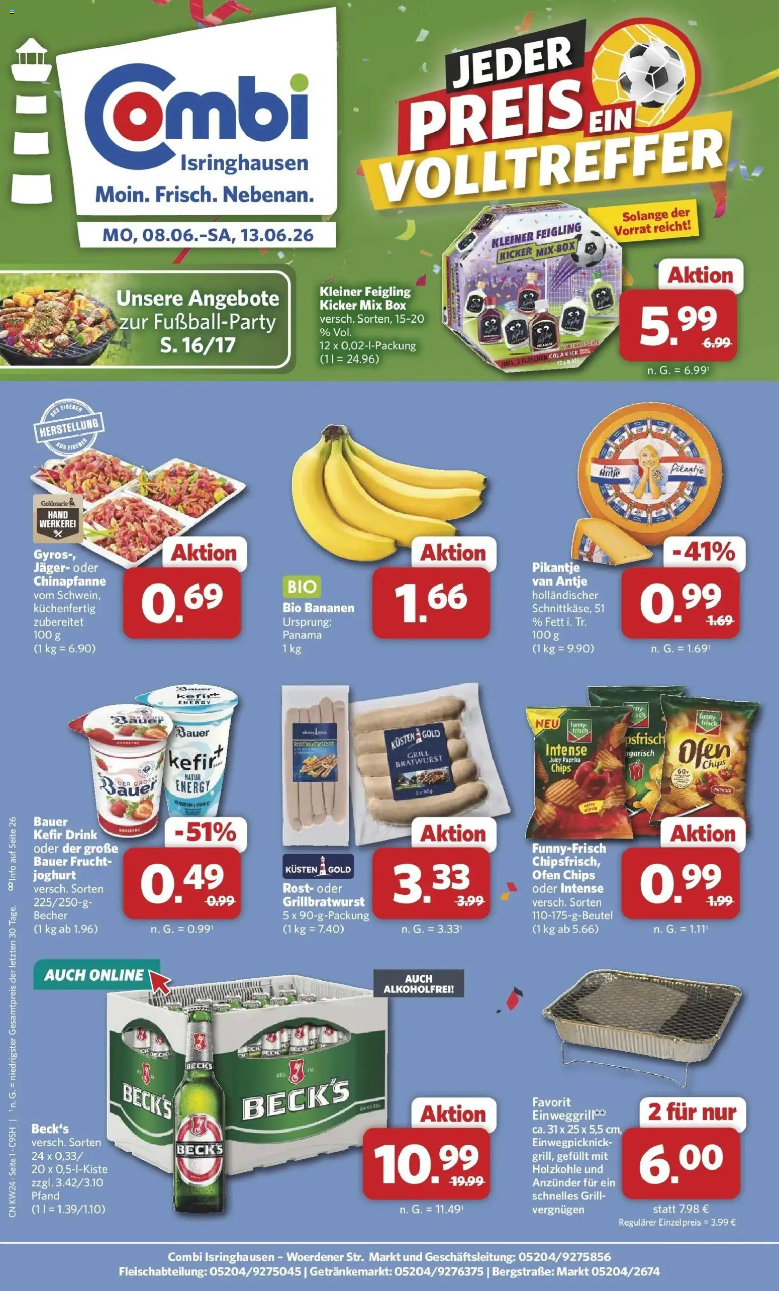 Vorschau von dem Prospekt des Geschäftes Combi, gültig ab dem 08.06.2026