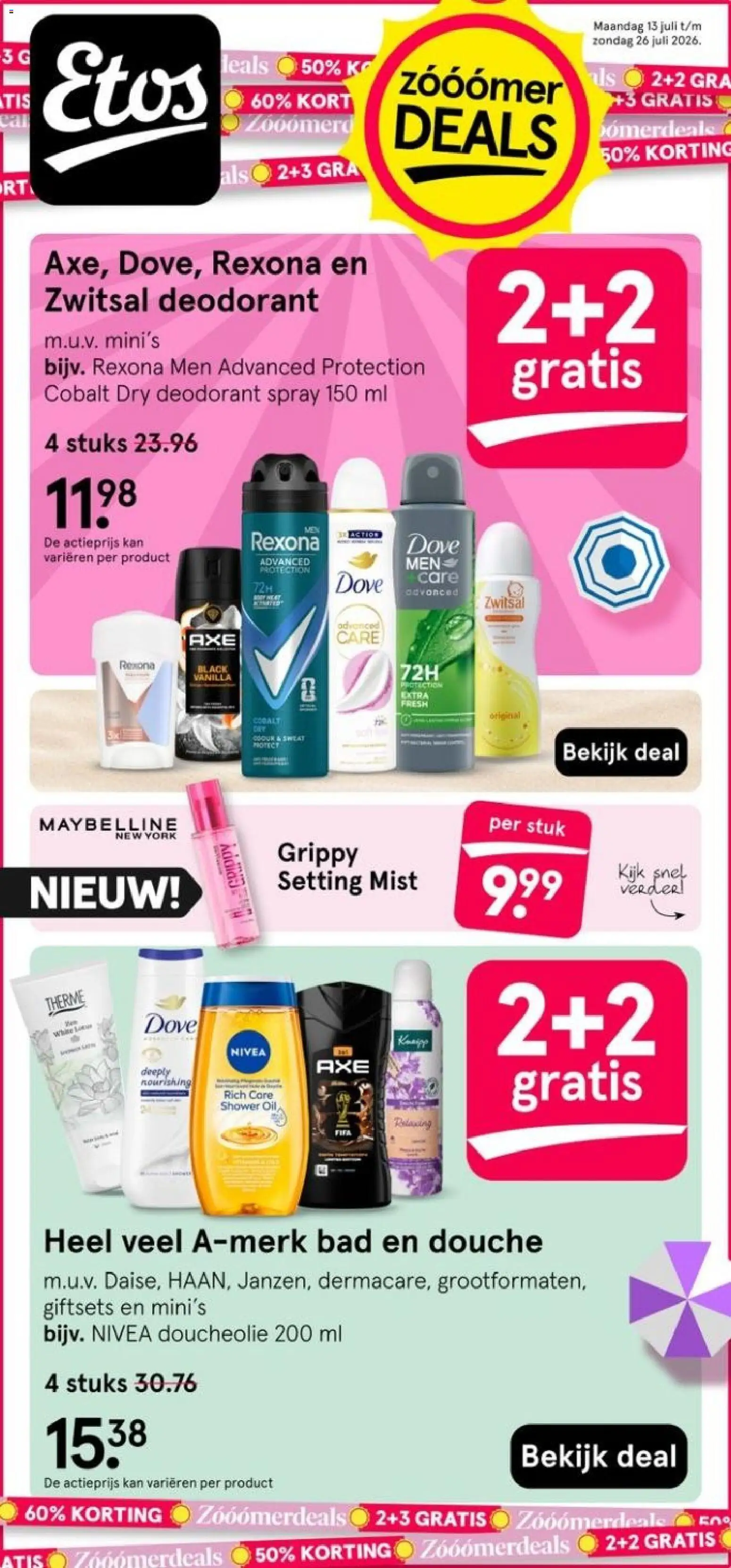 Voorbeeld van Etos folder van winkel Etos geldig vanaf 13-07-2026