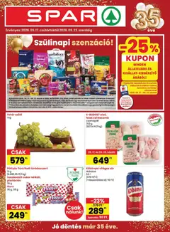 Spar - Spar akciós újság megtekintése, amely érvényes 2026.09.17.-től