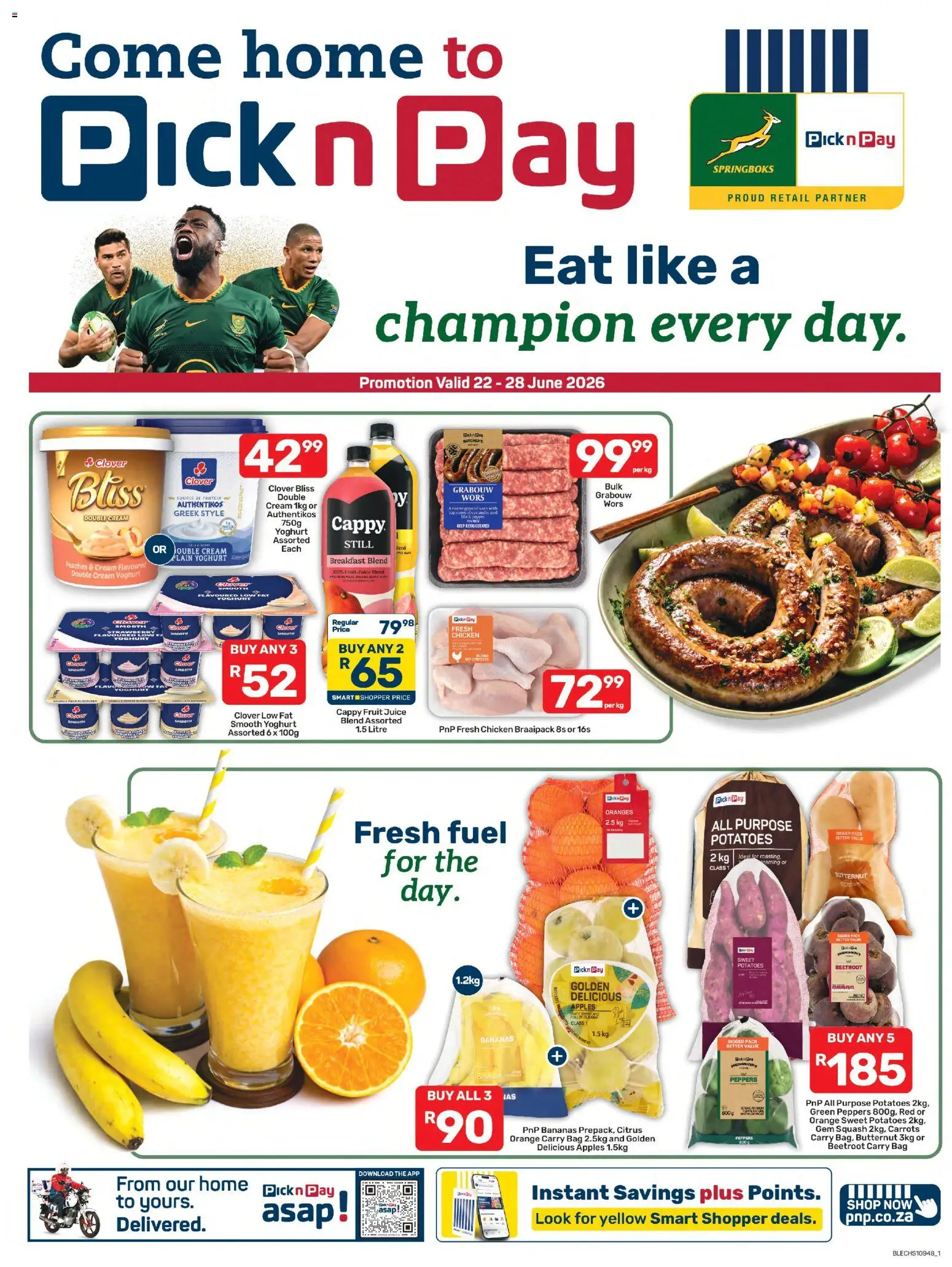 Preview of Pick n Pay flyer valid from 22/06/2026