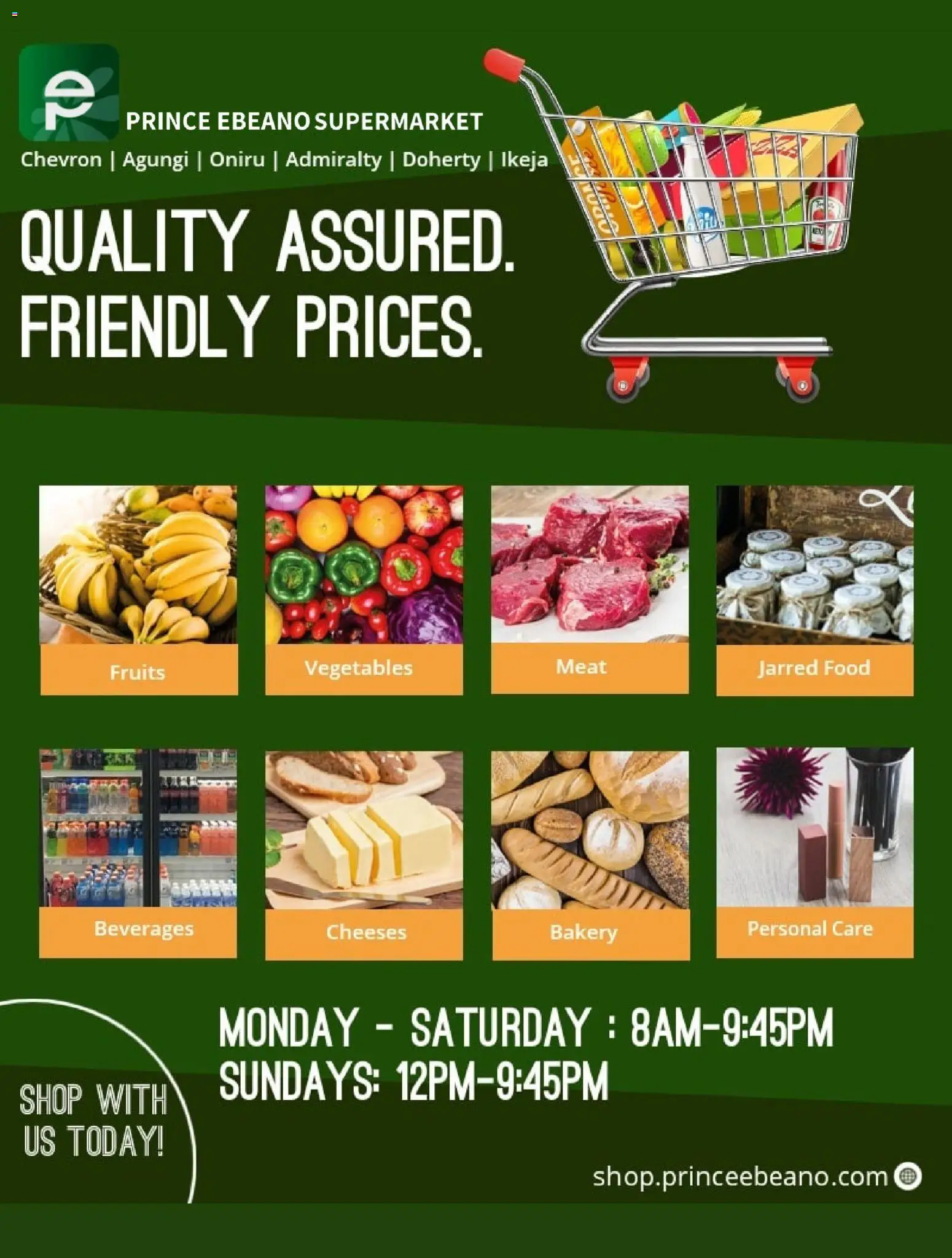 Preview of Prince Ebeano Supermarket Prince Ebeano Supermarket - Catalogue valid 01/07/2026 - Food, Fruits, Vegetables, Meat, Bakery