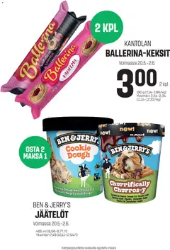 Kaupan Sale Sale tarjoukset ilmoitukset esikatselu, voimassa 20/05/2026