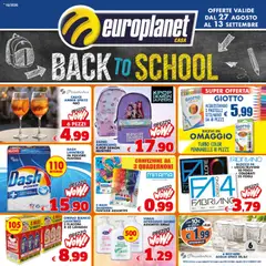 Anteprima dell'opuscolo Europlanet Casa volantino dal negozio Europlanet Casa valido da 27/08/2026