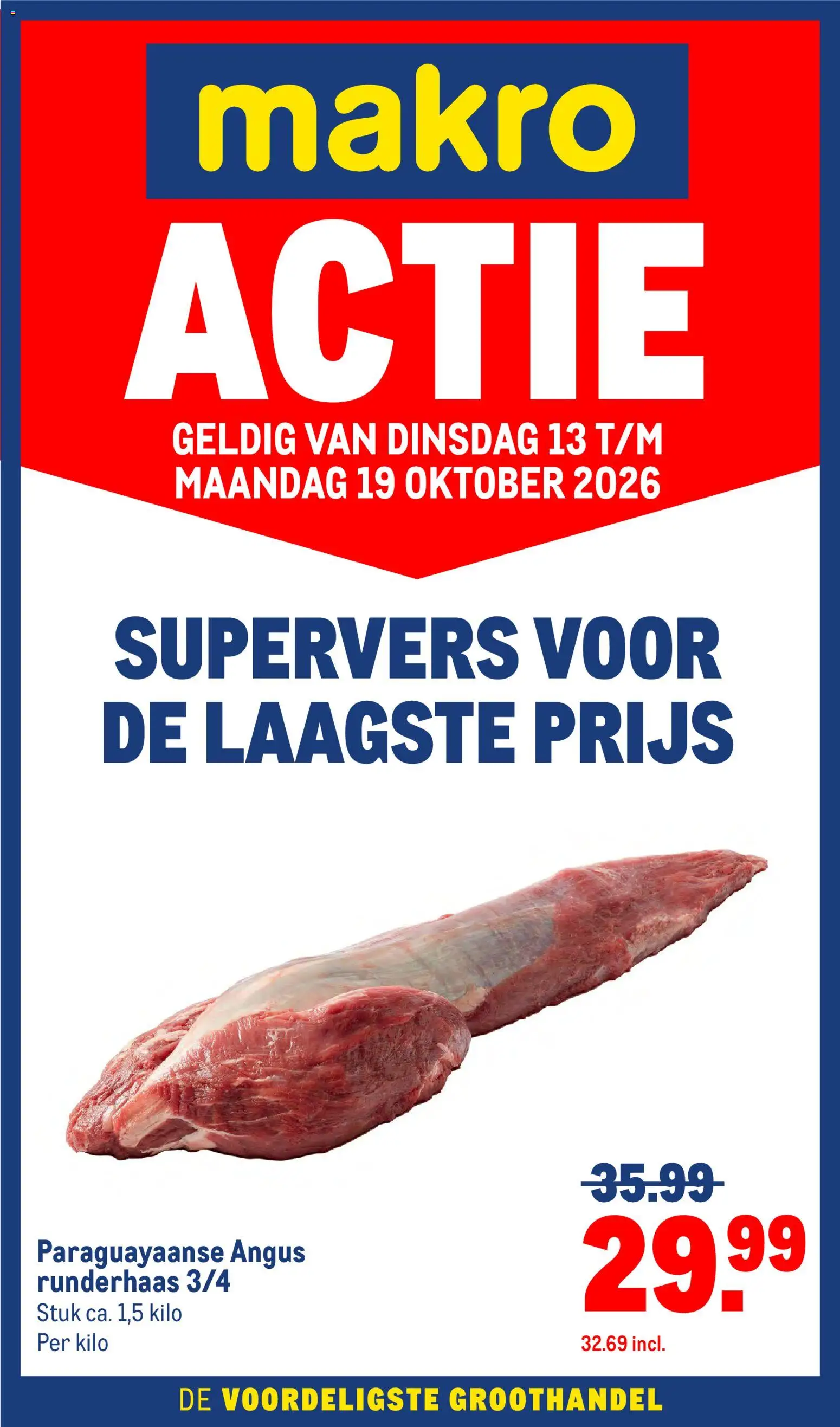 Voorbeeld van Makro folder - Aktie van winkel Makro geldig vanaf 13-10-2026