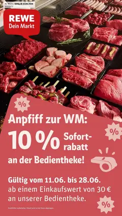 Vorschau von dem Prospekt des Geschäftes Rewe, gültig ab dem 21.06.2026