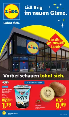 Vorschau des Merkblatts Lidl aktionen Brig vom Shop Lidl gültig von 23.07.2026 bis 29.07.2026