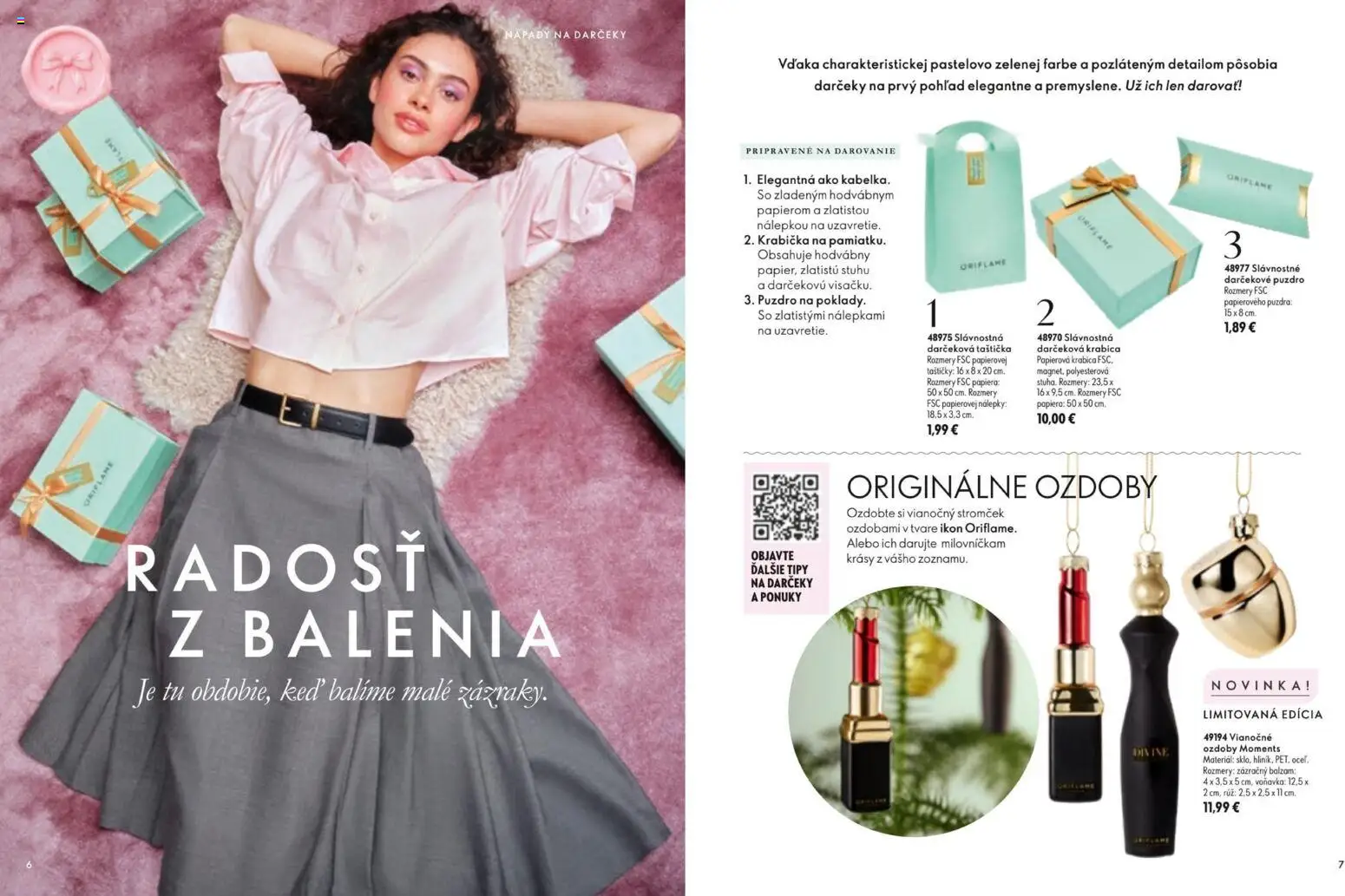 Náhľad Oriflame letáku platného od 11.11.2026 - Vianočný stromček, Voňavka, Puzdro