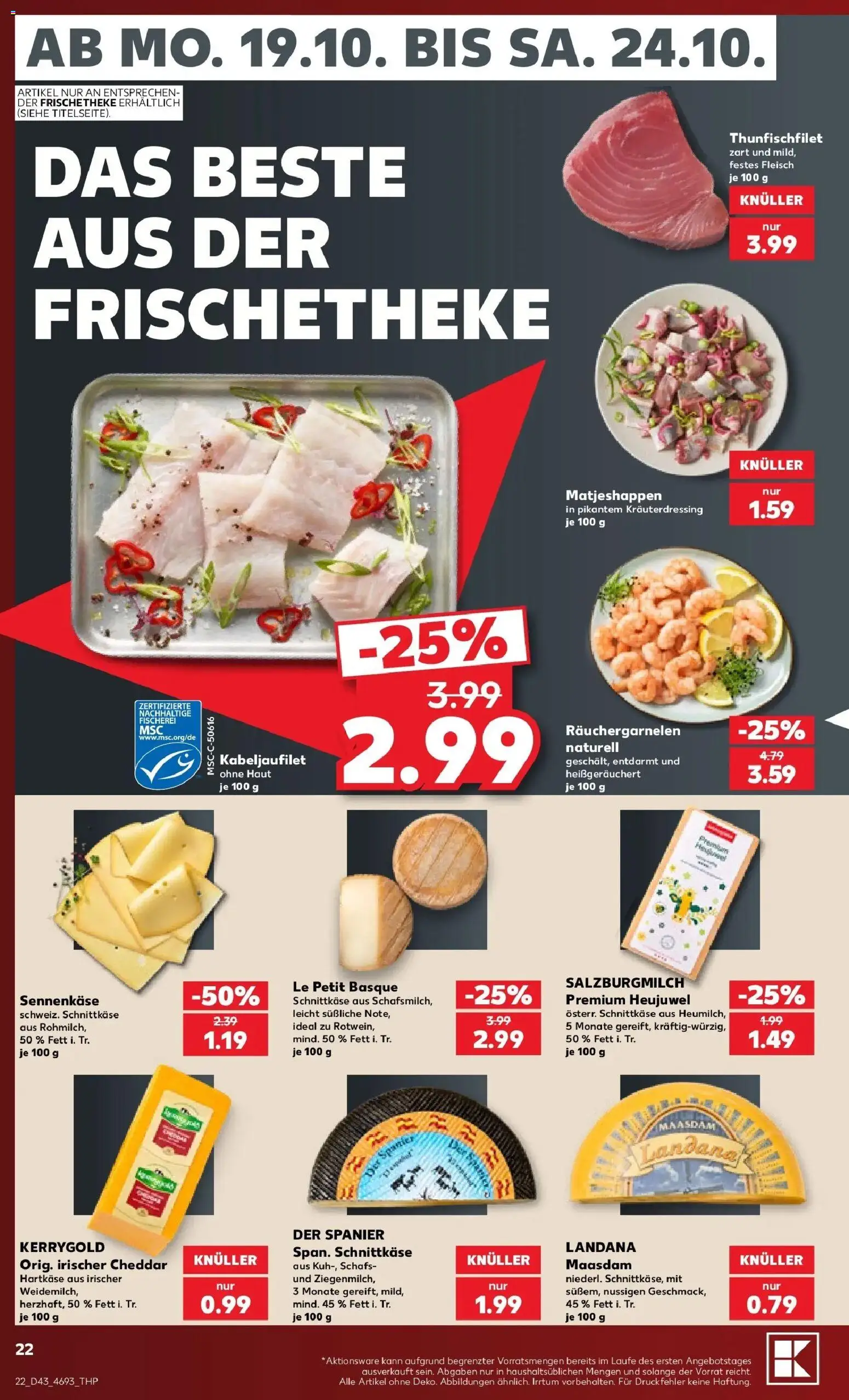 Vorschau von dem Prospekt des Geschäftes Kaufland, gültig ab dem 19.10.2026