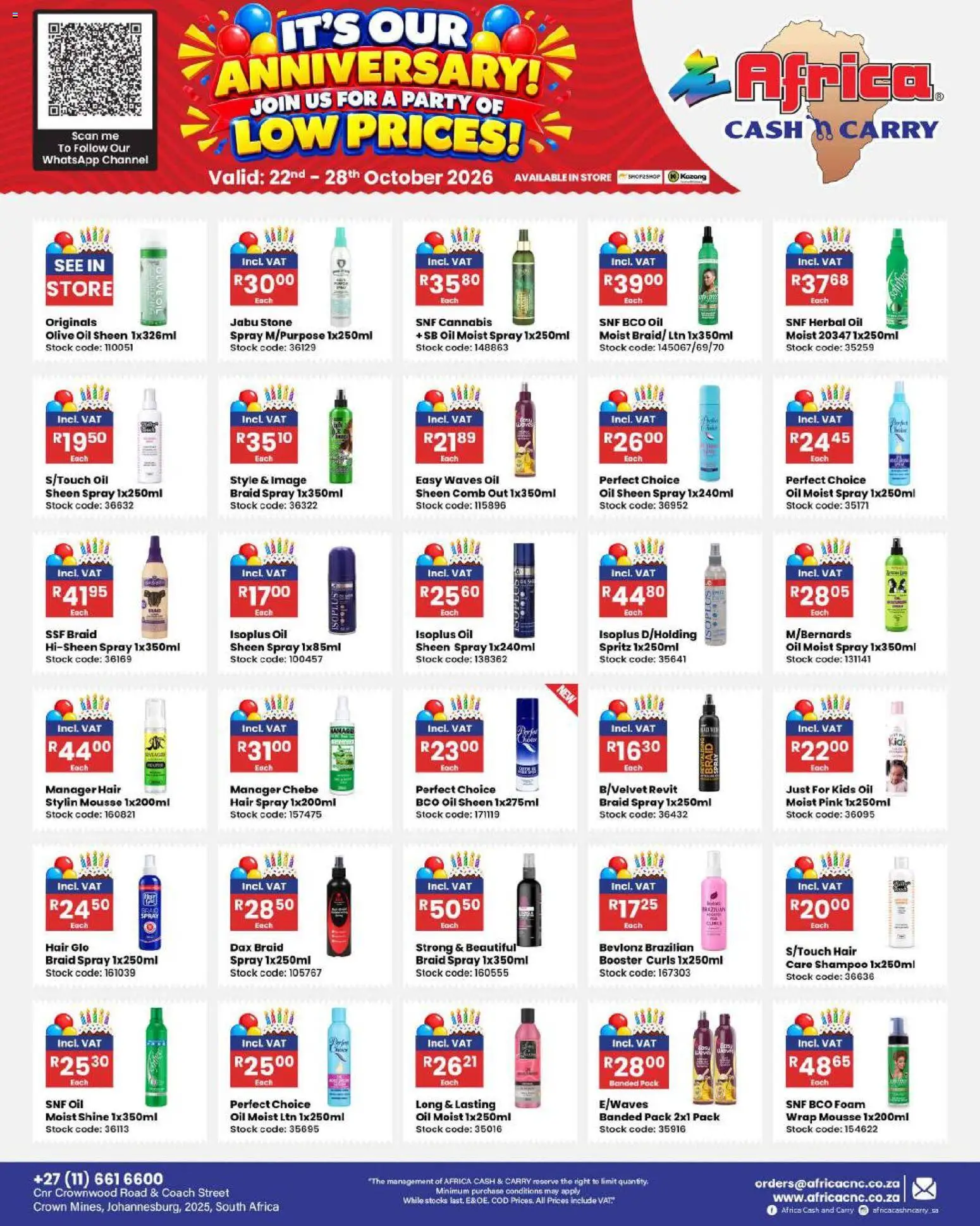 Preview of Africa Cash & Carry flyer valid from 22/10/2026