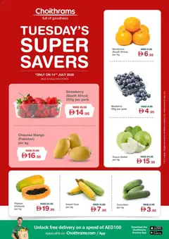 Preview of the catalogue Choithrams catalogue of store Choithrams valid from 14 Jul, 2026