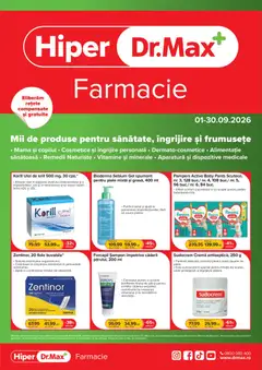 Previzualizarea de cataloage: Dr.Max Dr.Max Catalog Hiper-farmacii valabil de la 01.09.2026