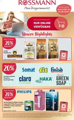 Vorschau von dem Prospekt des Geschäftes Rossmann, gültig ab dem 24.08.2026