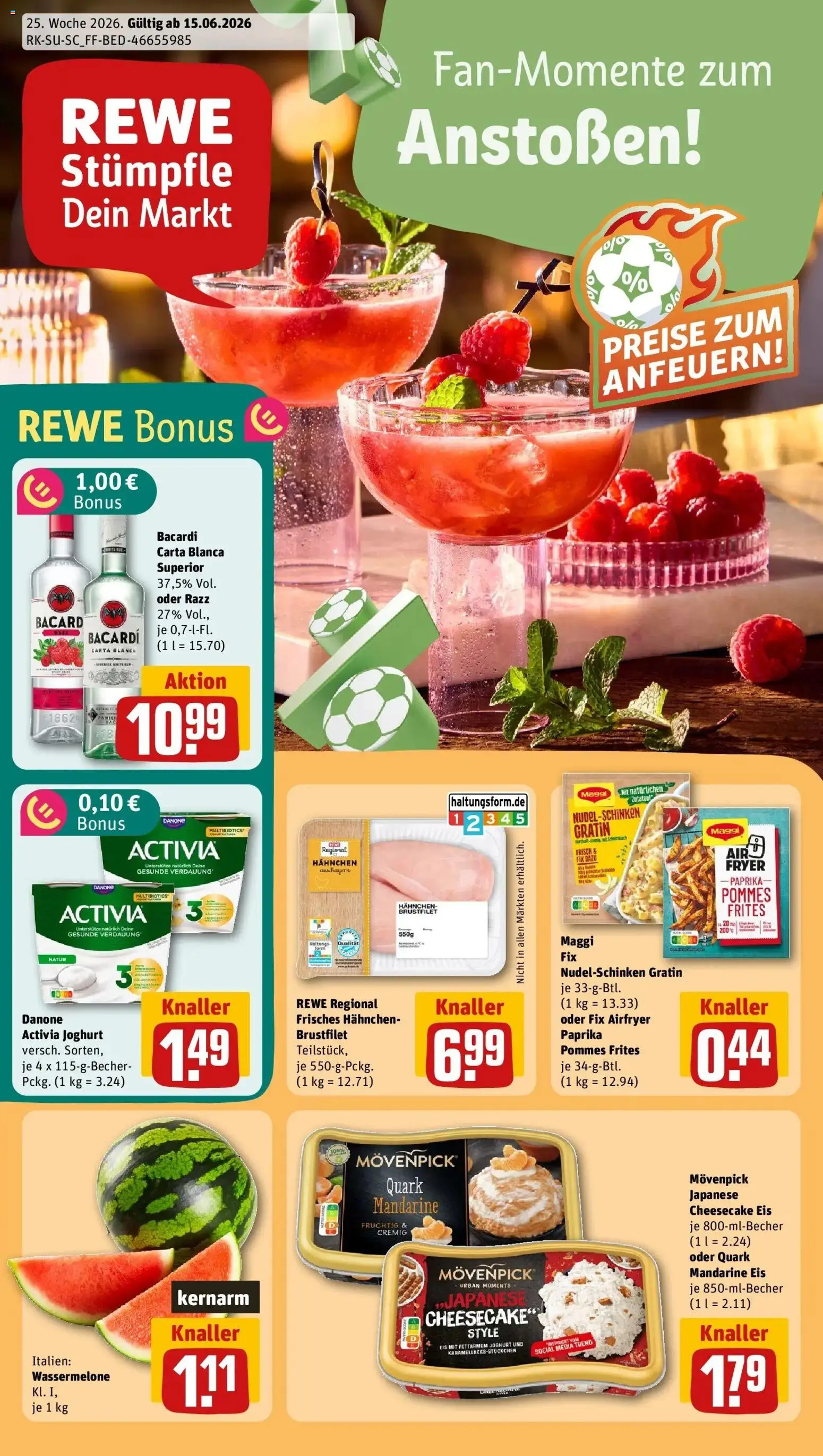 Vorschau von dem Prospekt des Geschäftes Rewe, gültig ab dem 14.06.2026
