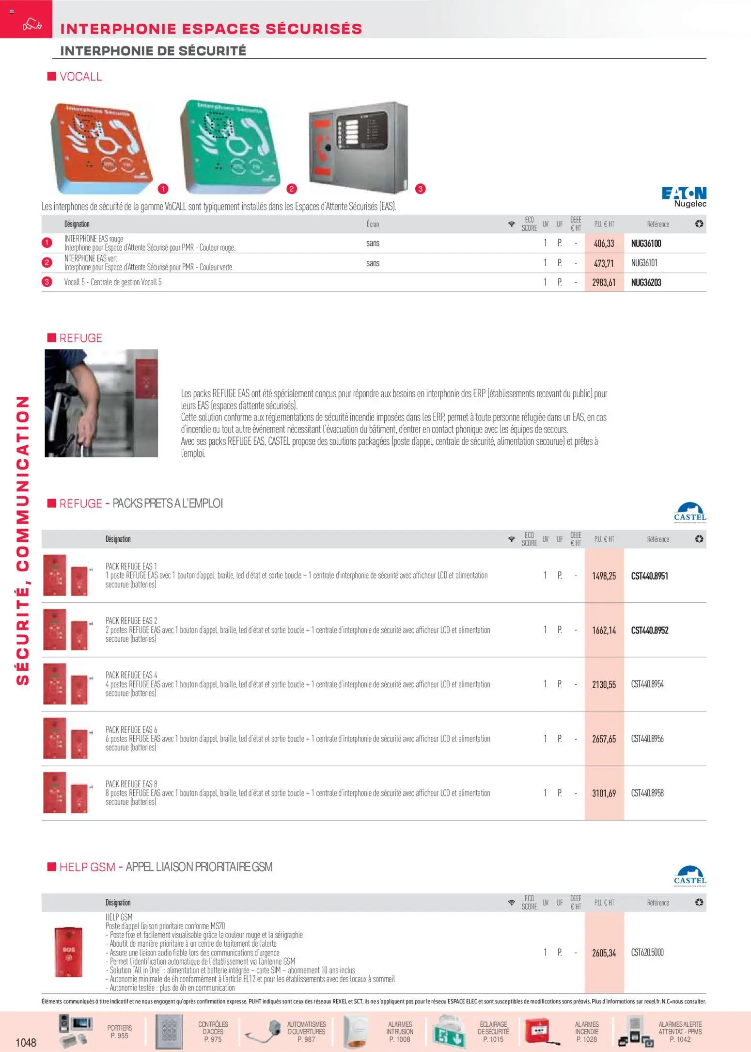 Prévisualisation de Brochure sécurité, communication du magasin Rexel formulaire valide 18/11/2025 - Alimentation, Batterie, Éclairage, Interphone, Audio