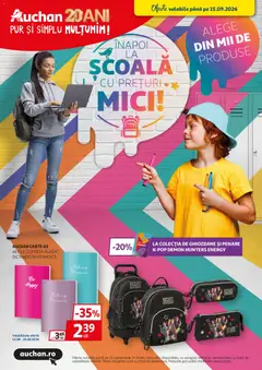 Previzualizarea de cataloage: Auchan Auchan Catalog Back to School valabil de la 17.08.2026