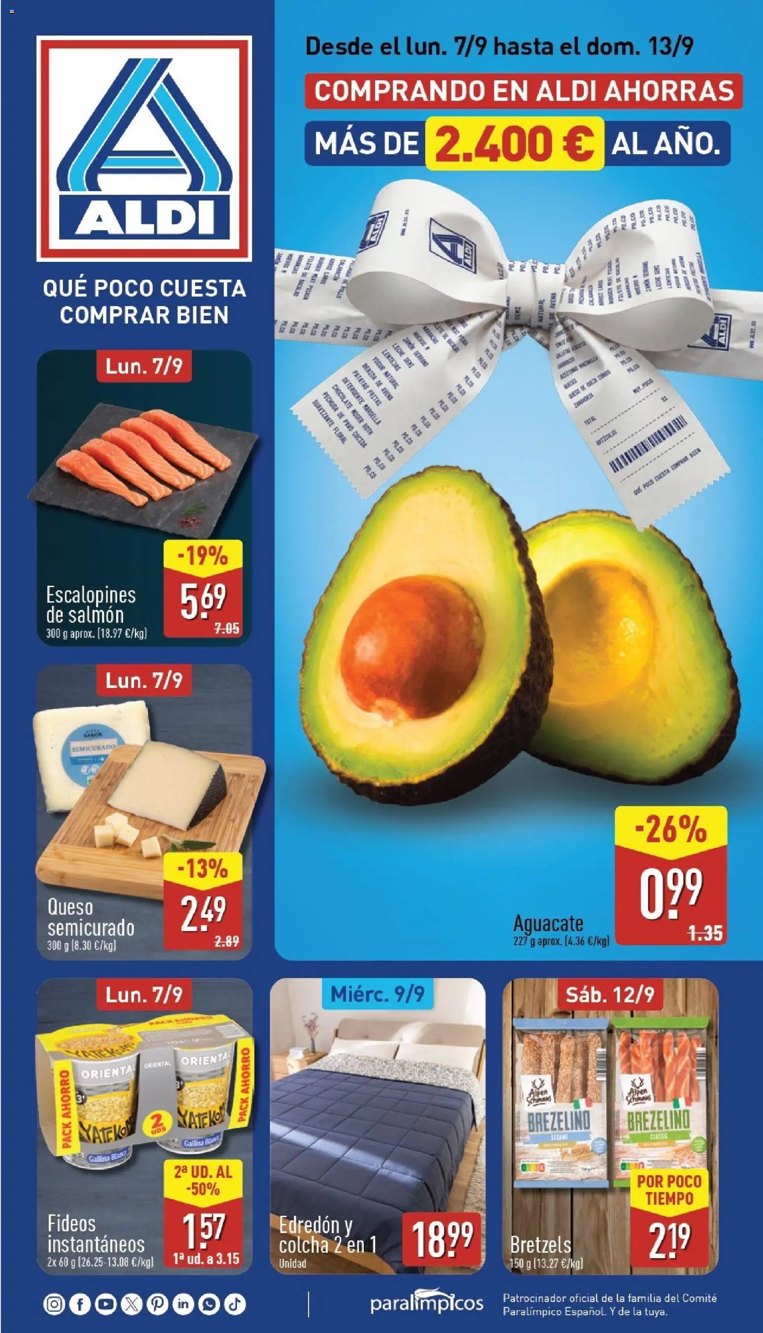 Vista previa del folleto de la tienda Aldi válido desde el 07/09/2026 