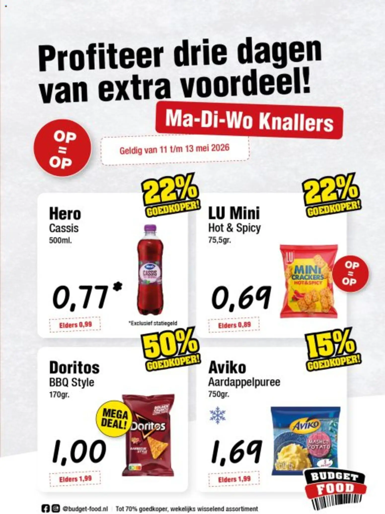 Voorbeeld van Budget Food folder - Madiwo van winkel Budget Food geldig vanaf 11-05-2026