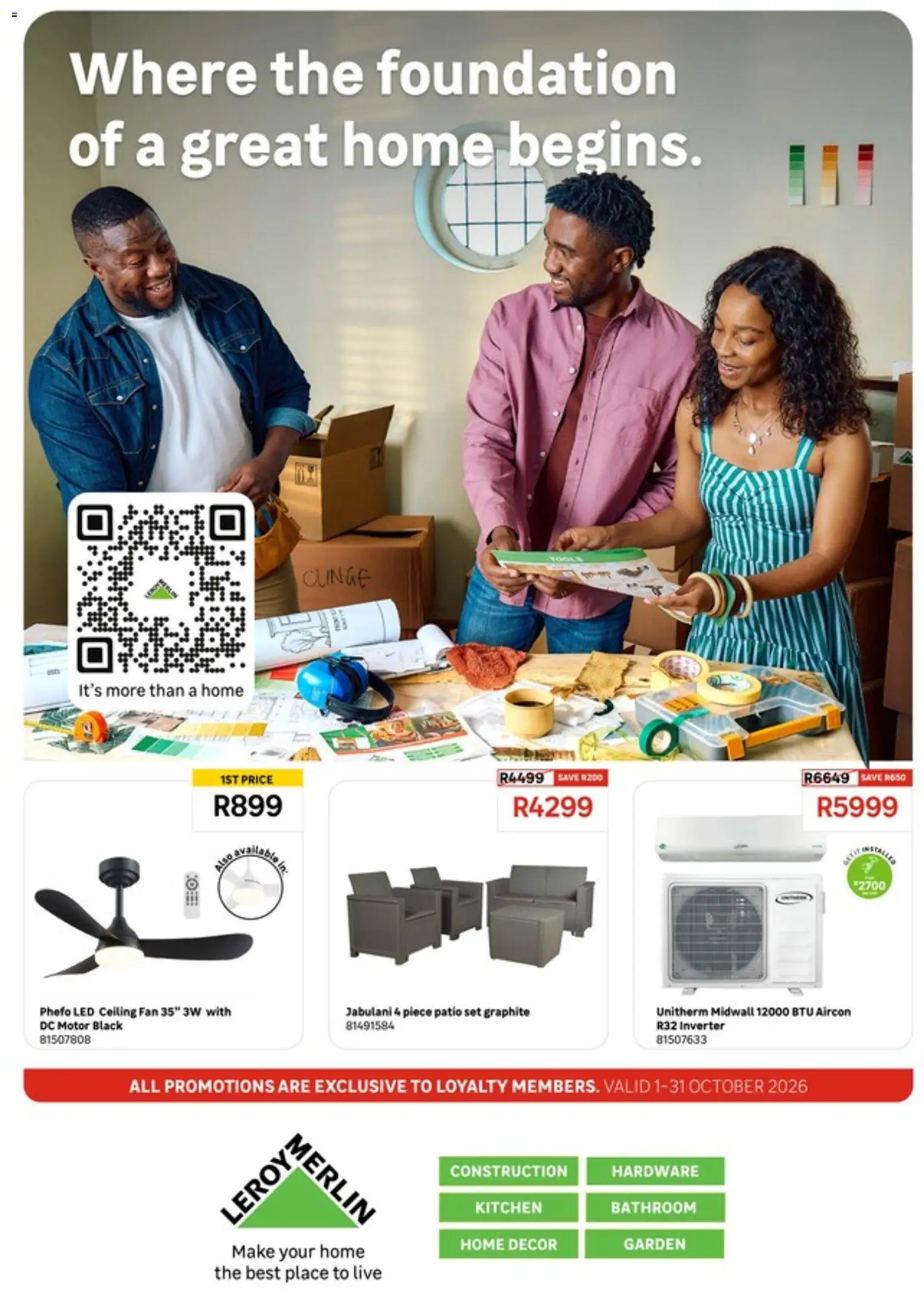Preview of Leroy Merlin flyer valid from 01/10/2026 - Fan, Foundation