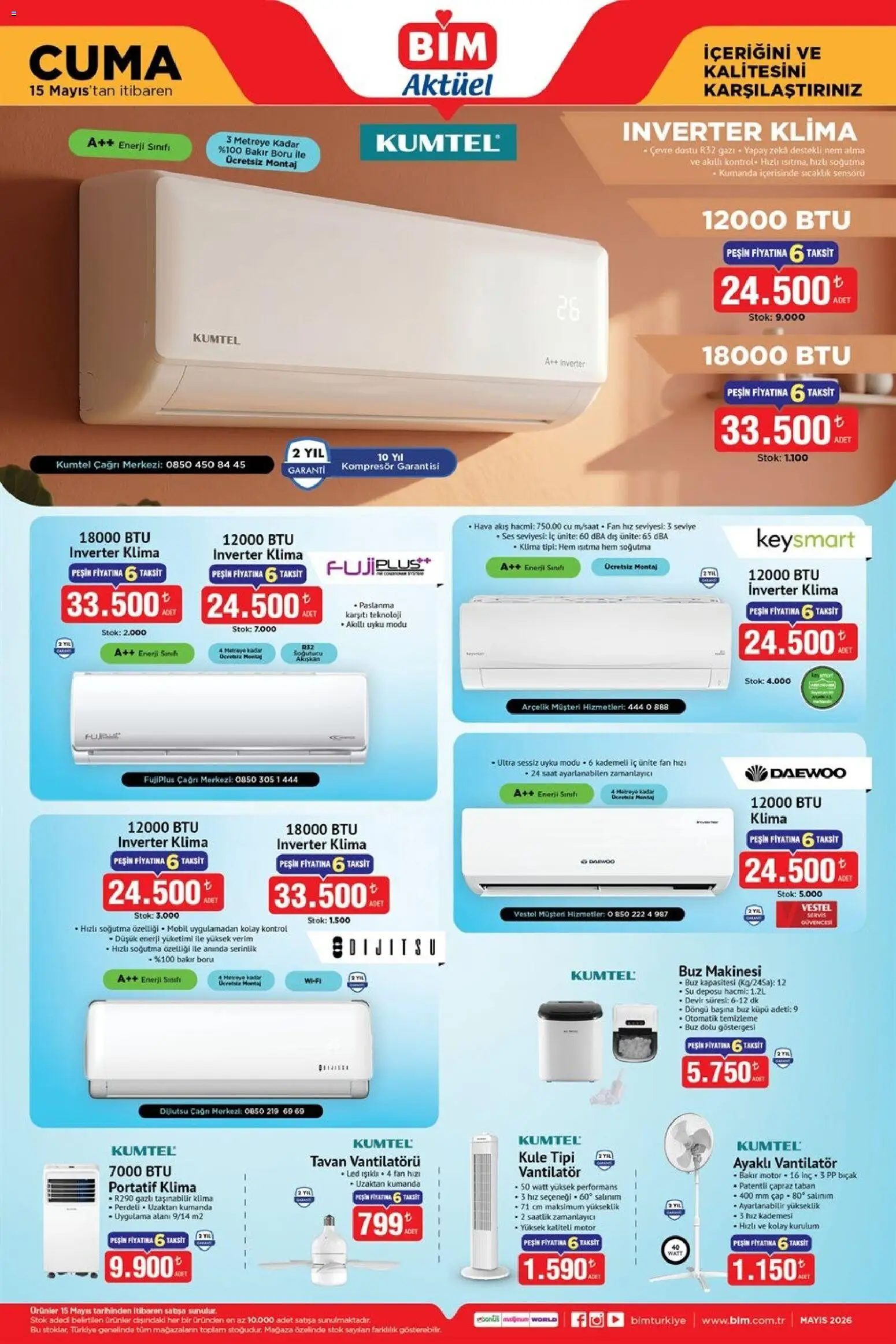 BİM BİM - Katalog Cuma 15.05.2026 - Broşürünün önizlemesi