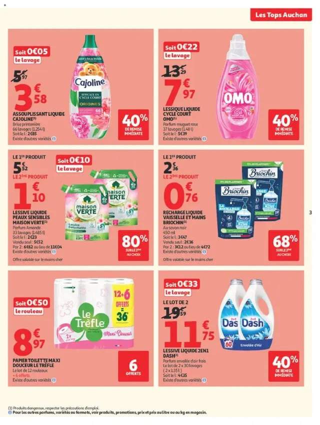 Nouveau catalogue Auchan à partir du 04/08