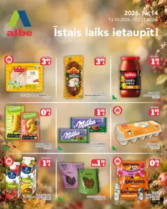 Skatīt Aibe akciju bukletu, derīgs no 13.10.2026.