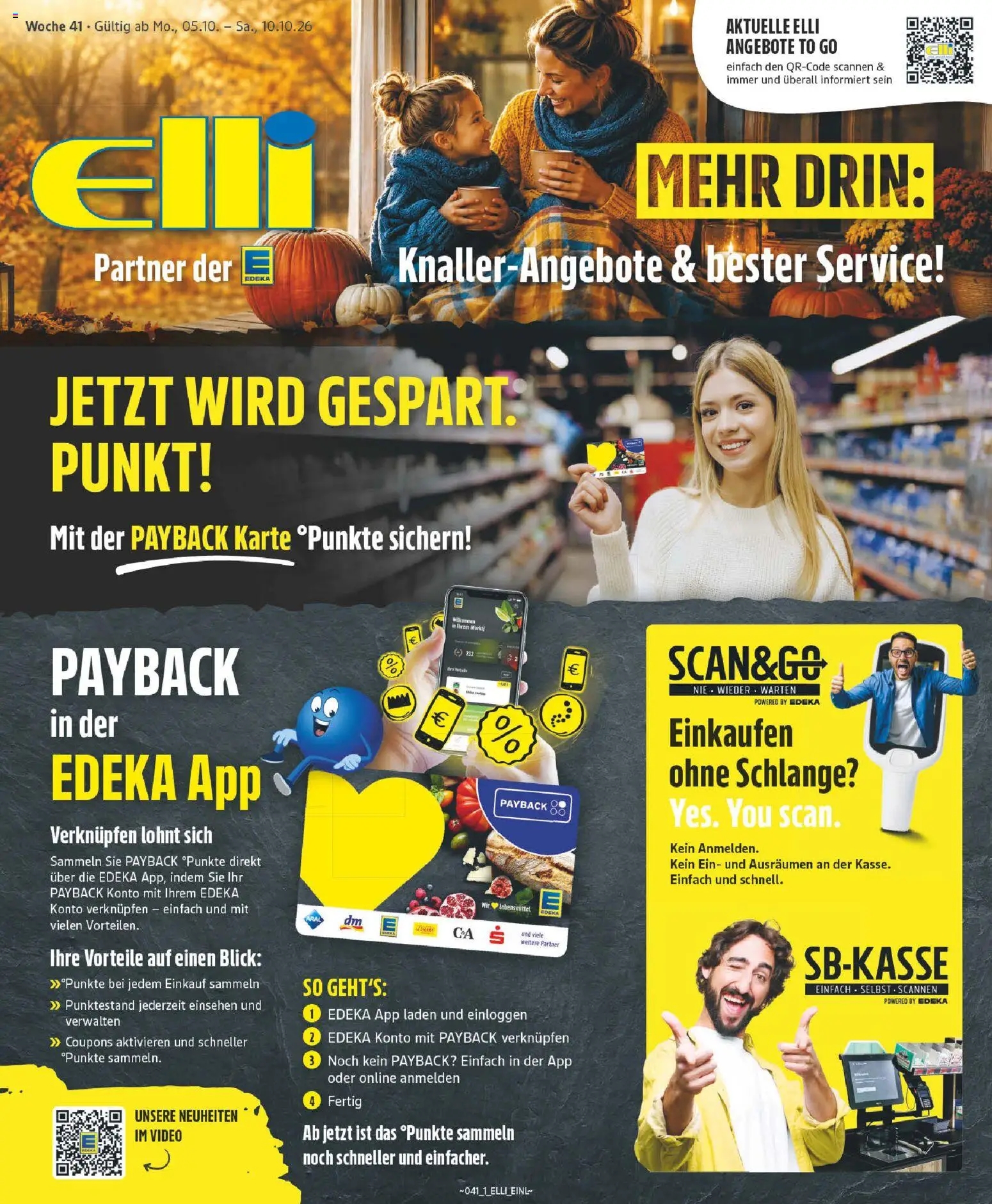 Vorschau von dem Prospekt des Geschäftes Elli Markt, gültig ab dem 05.10.2026 - Video