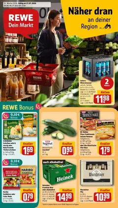 Vorschau von dem Prospekt des Geschäftes Rewe, gültig ab dem 27.07.2026