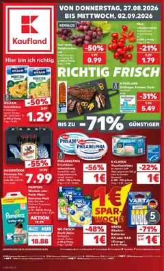 Náhled nabídky: Kaufland Německo Kaufland Německo leták platný od 27.08.2026