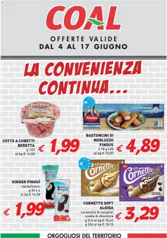 Anteprima dell'opuscolo Coal volantino La Convenienza Continua dal negozio Coal valido da 04/06/2026