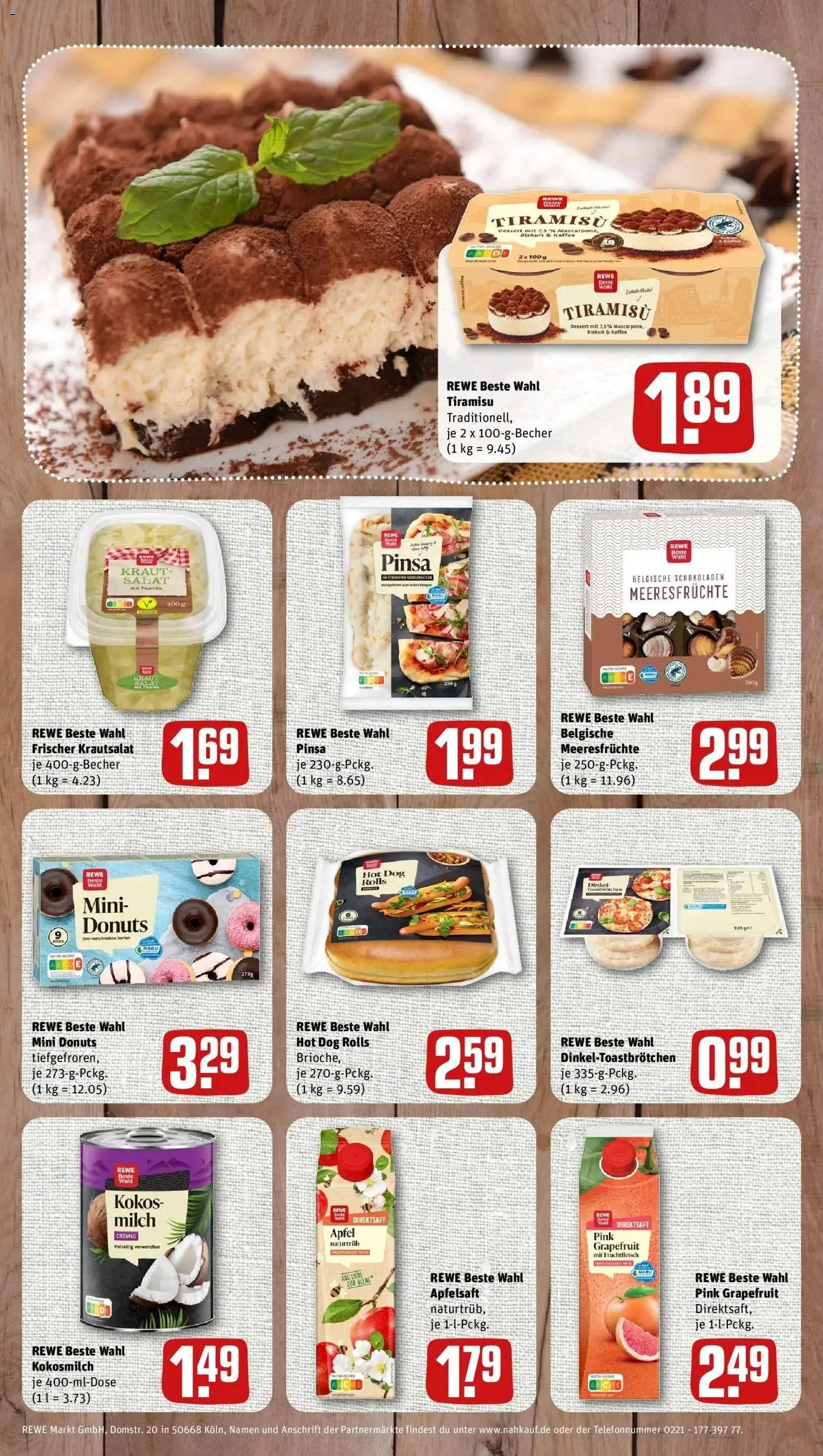 Vorschau von dem Prospekt des Geschäftes Rewe, gültig ab dem 12.10.2026