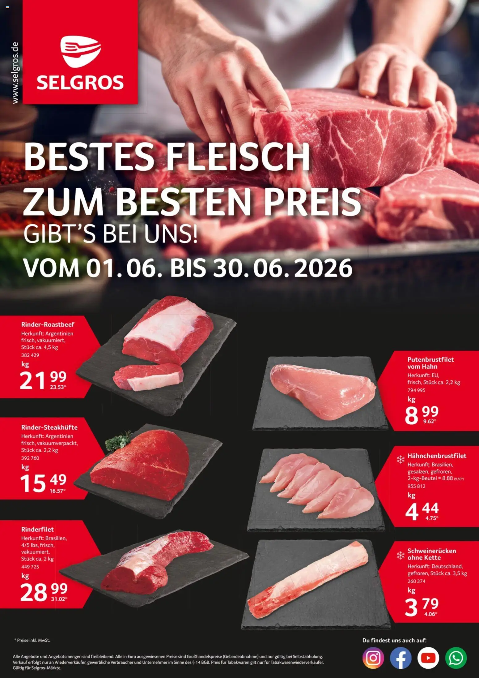 Vorschau von dem Prospekt des Geschäftes Selgros, gültig ab dem 01.06.2026