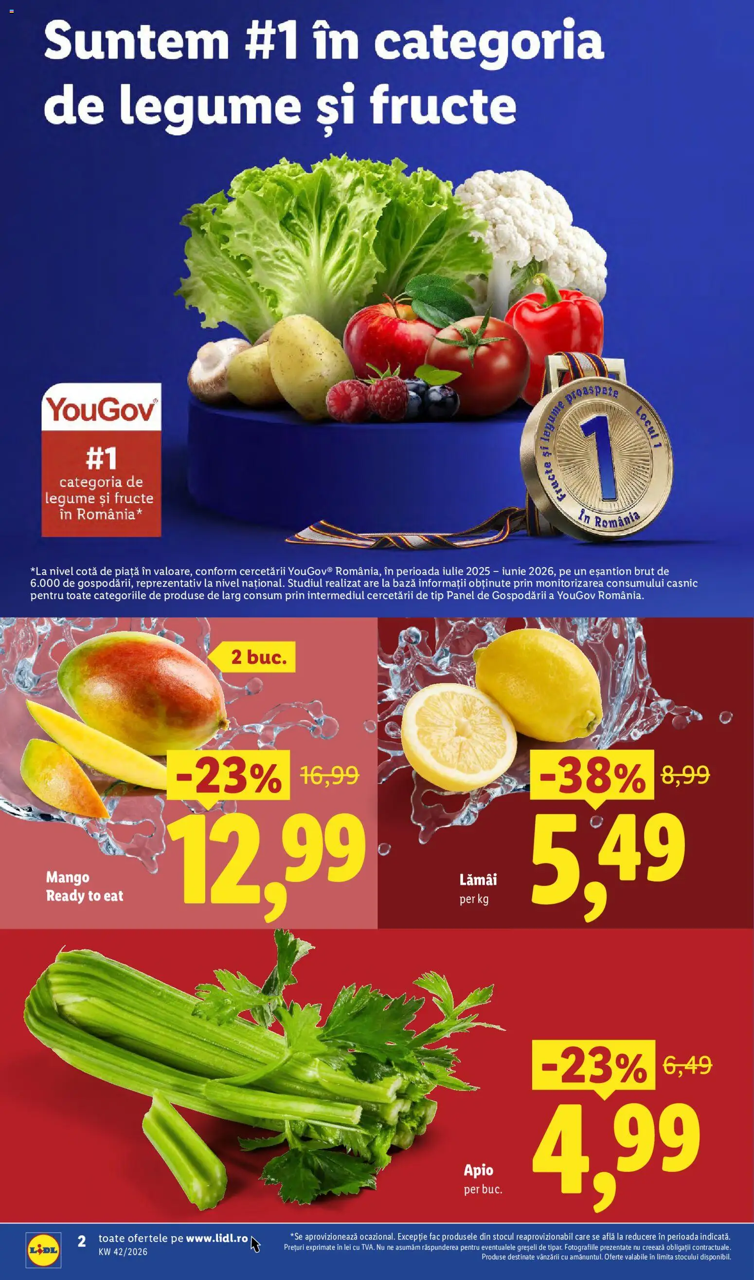 Previzualizarea de cataloage: Lidl Lidl Catalog valabil de la 12.10.2026 - Mango, Legume, Fructe, Tip, Lamai