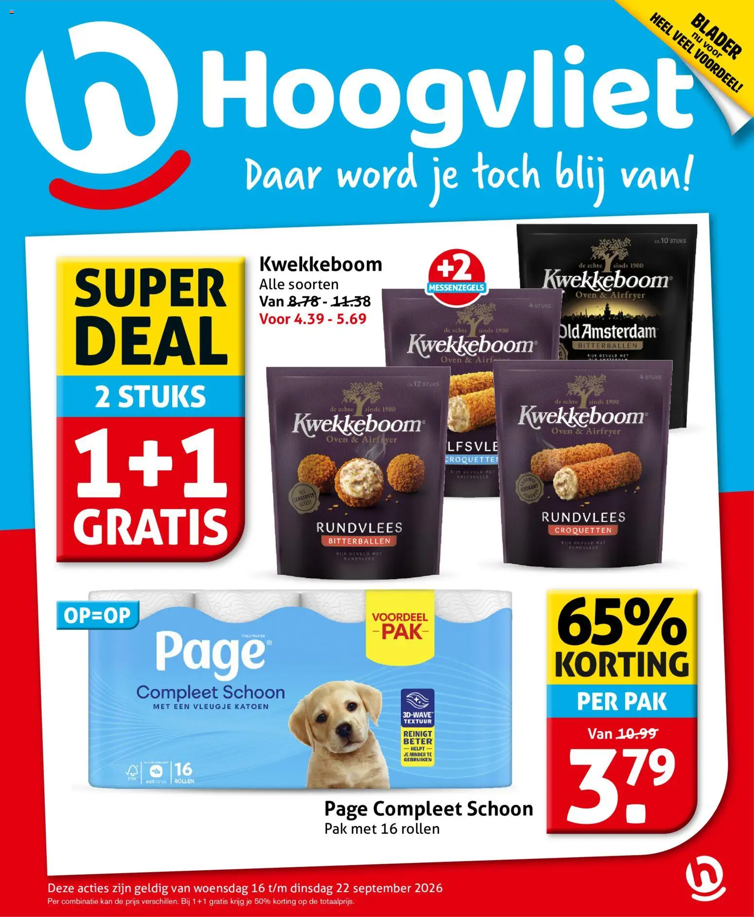 Voorbeeld van Hoogvliet folder van winkel Hoogvliet geldig vanaf 16-09-2026
