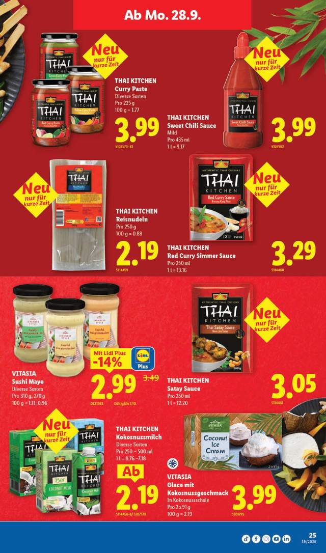 Neue Lidl Aktionen ab 24.09.
