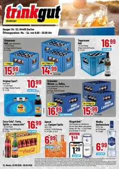Vorschau von dem Prospekt des Geschäftes Trinkgut, gültig ab dem 03.08.2026