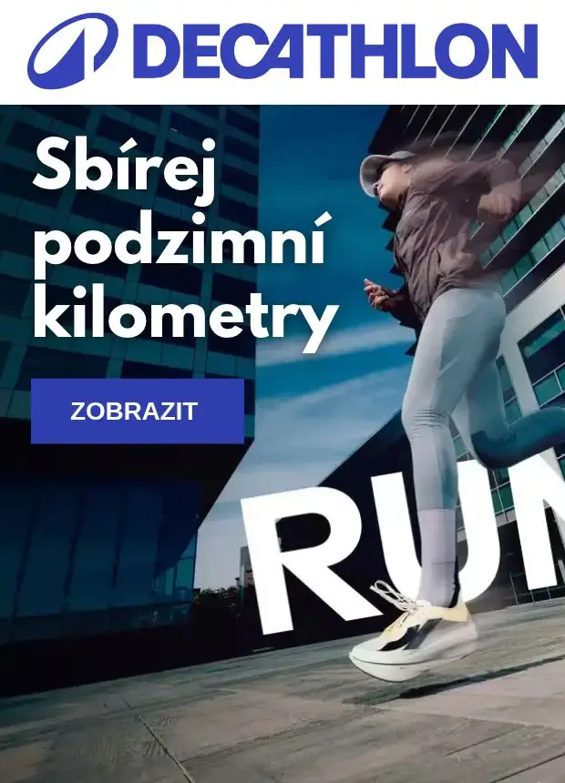 Náhled nabídky: Decathlon Decathlon Nabídka produktů - Běh podle počasí platný od 21.10.2026