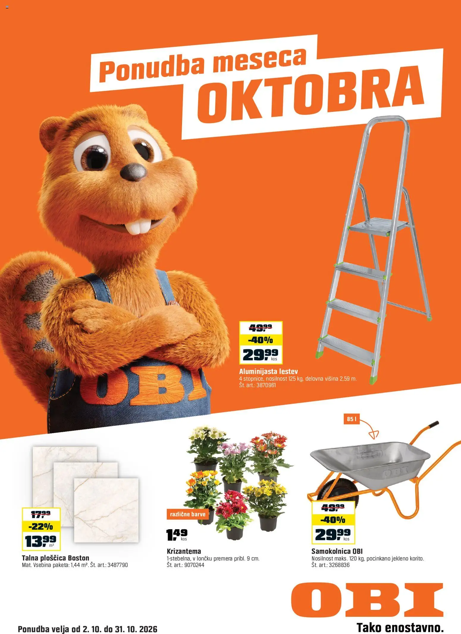 Predogled kataloga iz trgovine OBI veljaven od 01.10.2026