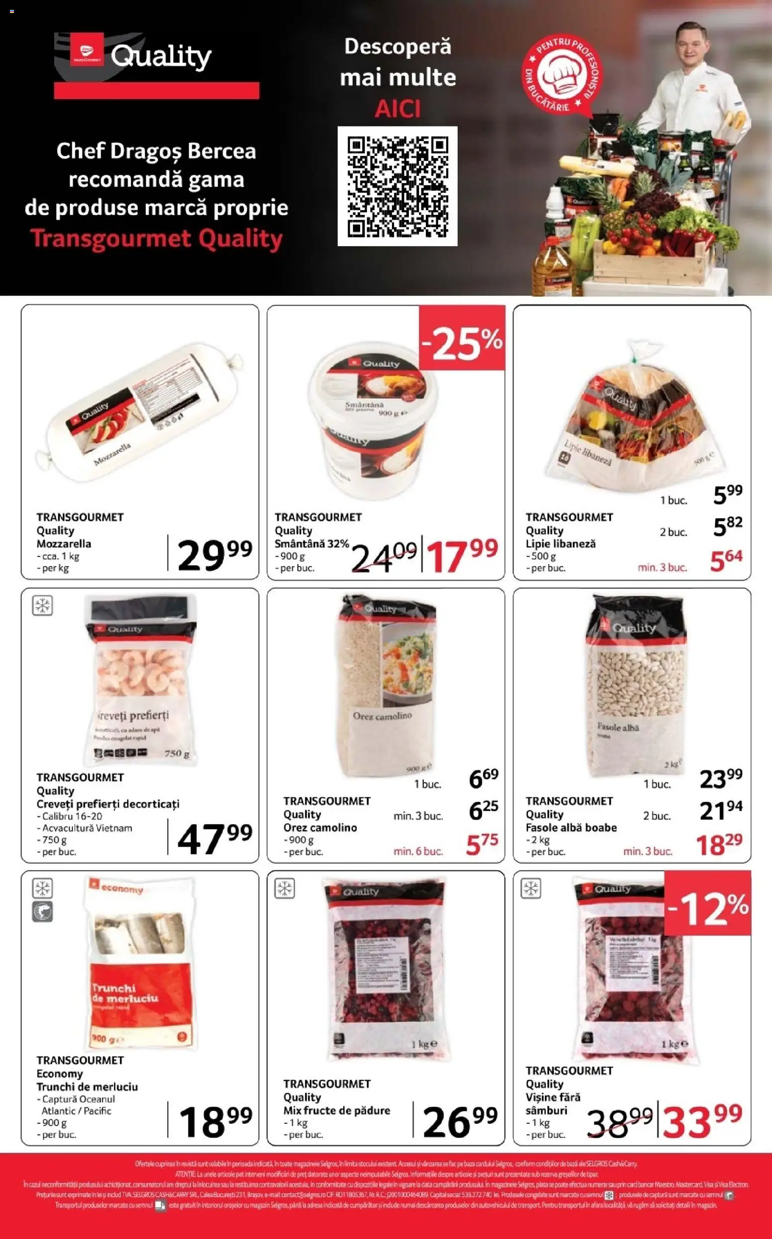 Previzualizarea de cataloage: Selgros Selgros Catalog Magazine Mici valabil de la 30.10.2026 - Apă, Alba, Smântână, Fructe de pădure, Pate, Trunchi, Trunchi de Merluciu, Mix fructe