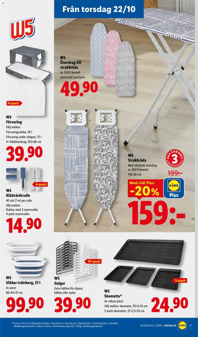 Nytt Lidl reklamblad från 19/10