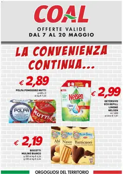 Anteprima dell'opuscolo Coal volantino La convenienza continua dal negozio Coal valido da 07/05/2026